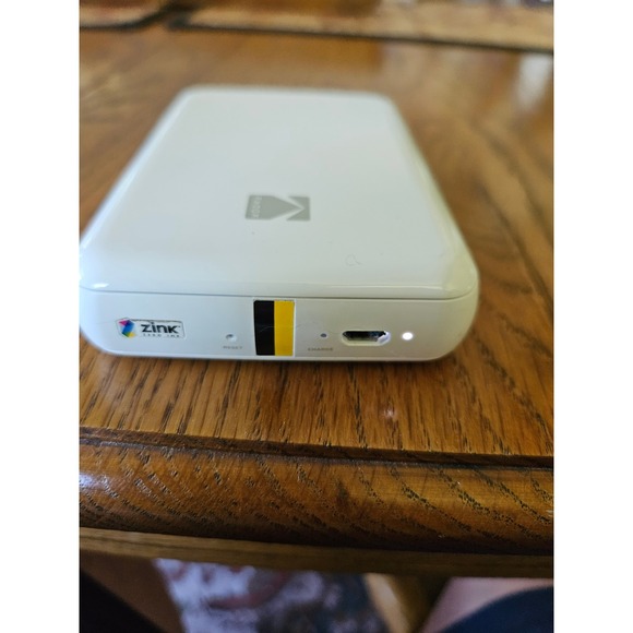 Kodak Step Slim Instant Mobile Photo Printer Unisex OS White Zink Bluetooth Tech